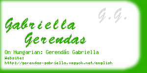 gabriella gerendas business card